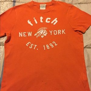Medium Orange Abercrombie shirt